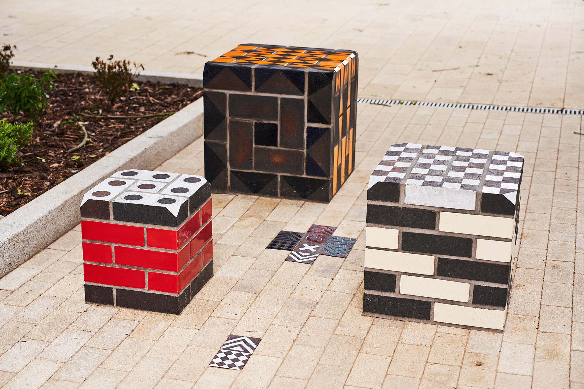 Ketley bespoke bricks at Randall Pattern Play Project by Maria Gasparian